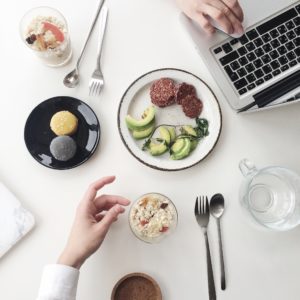 nutricionista y comida saludable