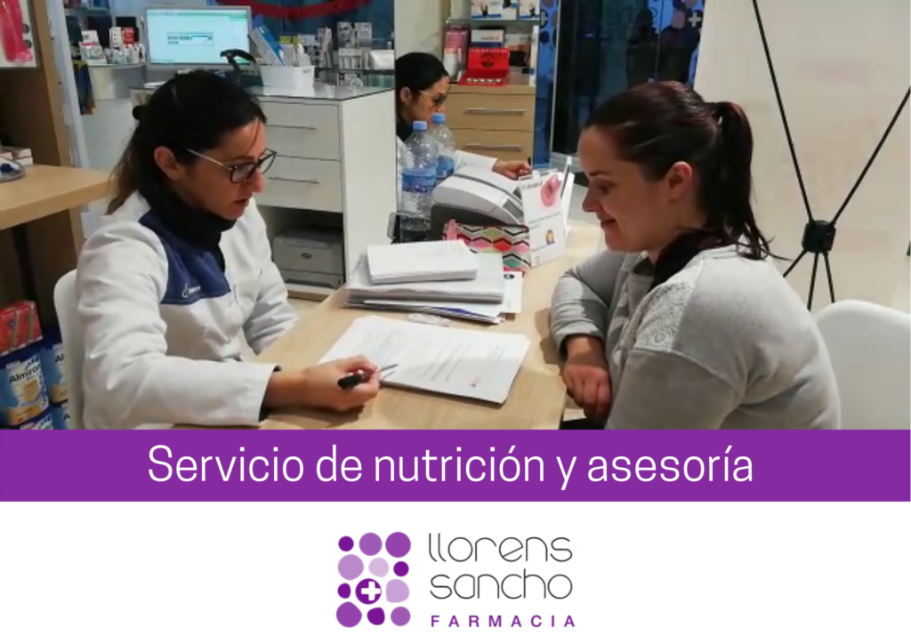 Servicio de nutrición y asesoría